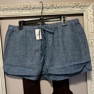 NWT J. Crew Pull on Denim Shorts